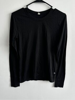 Lululemon Breeze By Long Sleeve Black Shirt Size 4